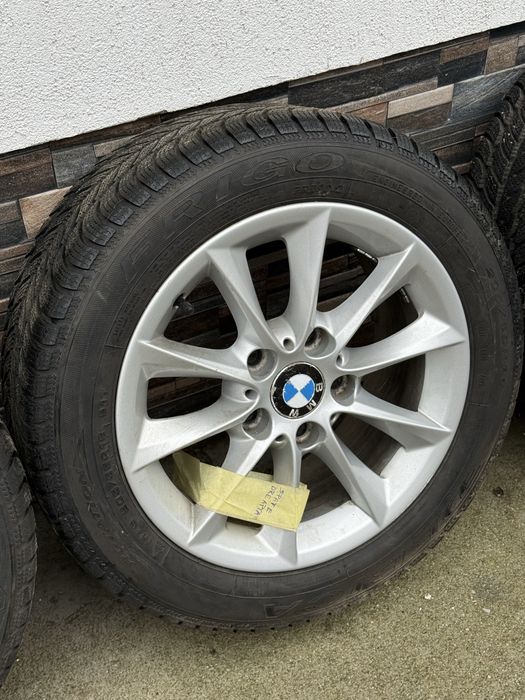 Vand jante originale BMW r16 echipate cu anvelope noi Debica de iarna