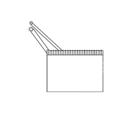 Evaporator aer conditionat Opel Movano 1998-2010; Renault Mascott 2005-2010, Mascott 1999-2005, Master (D) 1998-2007, Master 2007-2010, 255x200x60mm, Material: aluminiu, OE 4501171, SRLine