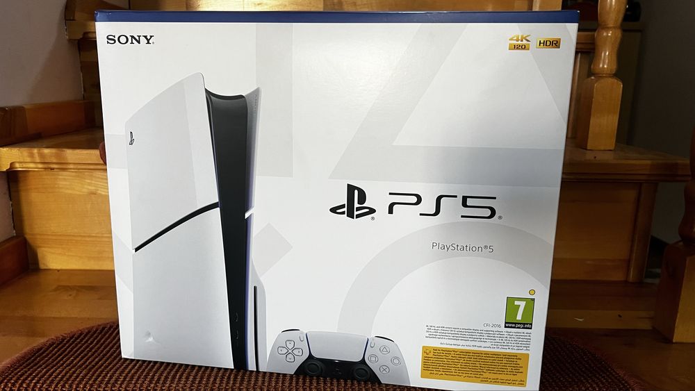 Consola Playstation 5 (PS5), SLIM CU DISC, SSD 1TB - SIGILATA