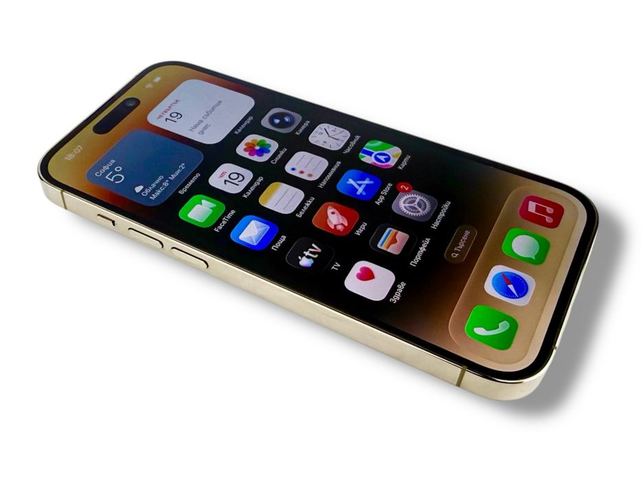 Apple iPhone 14 Pro 128GB Gold USA Перфектен Гаранция!