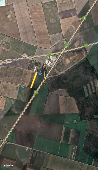Vanzare teren 32.600 MP Intravilan Tarla 10–Ștefanestii de Jos, Nod