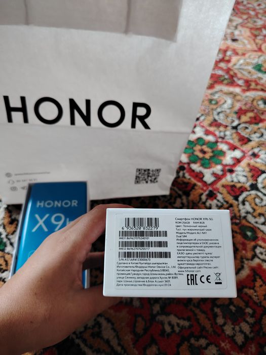 HONOR X9b 1  Хафта ишлатилган янгидек 8  256гб Ранги Кора