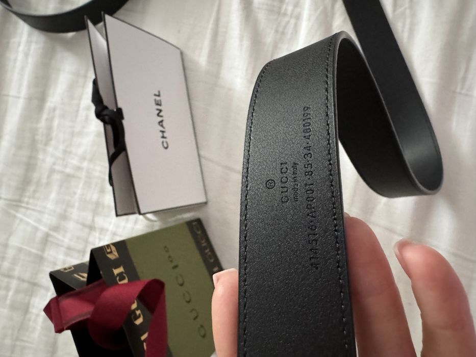 Curea originala Gucci superba cu perle marime 85 full box