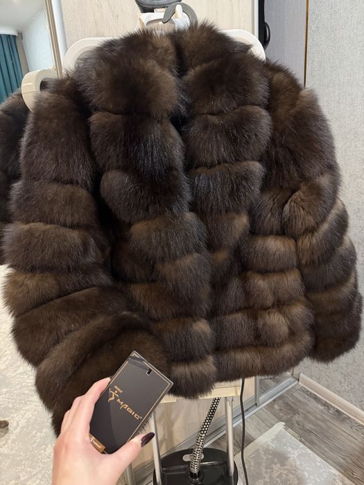 Продам шубу натуральный песец