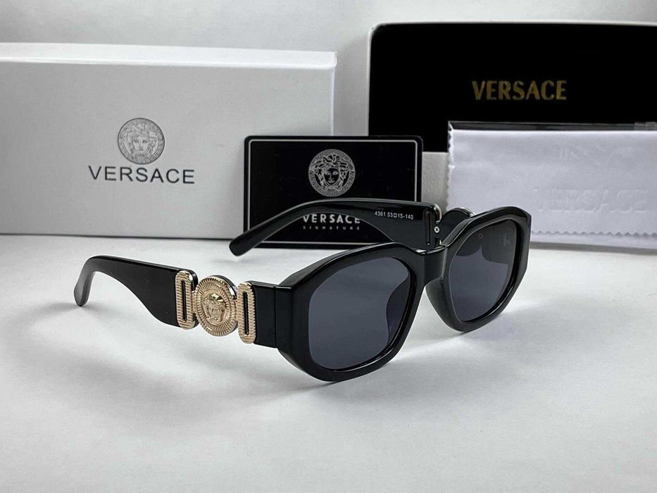 Слънчеви очила Versace Медуза Правоъгълни Унисекс UV400 с калъф