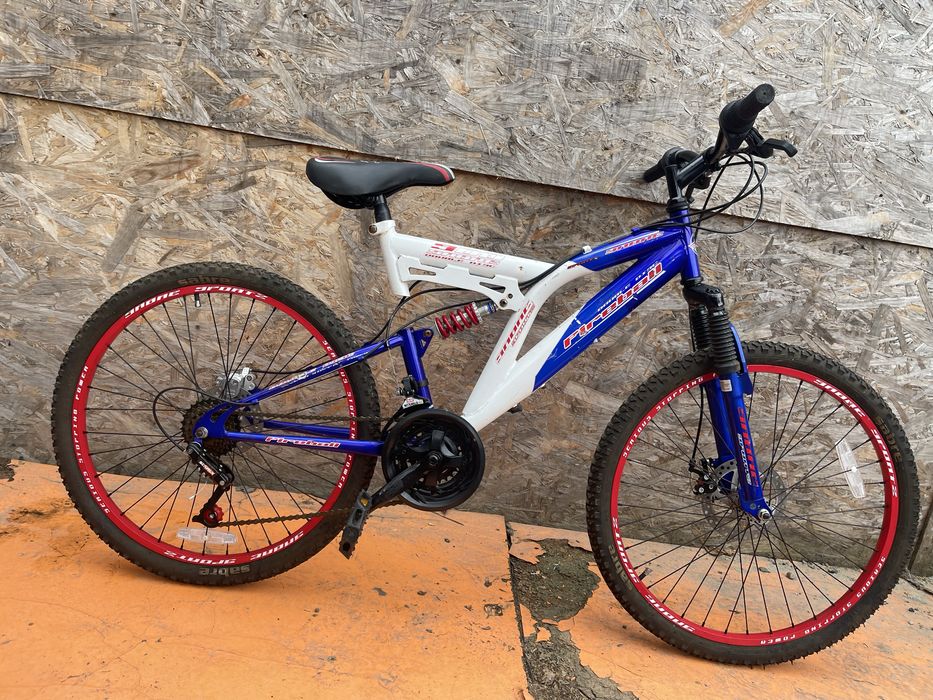 Bicicleta dunlop frane pe disc roti 24”