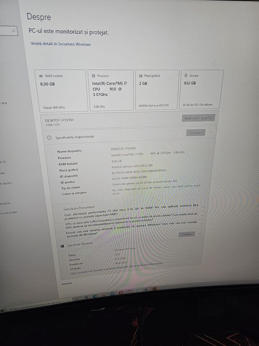 Vand pc in stare buna