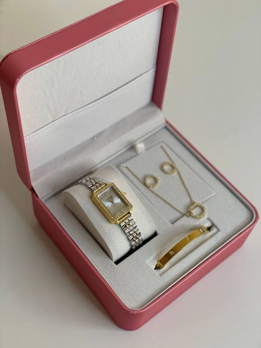 Набор женский, пандора, браслет часы