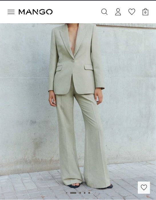Costum Mango, verde menta, 32