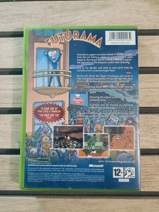 Joc Consola xBox Original Futurama Complete în Box