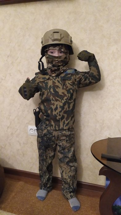 Форма военная до детей от 3-х до 12 лет. Новая