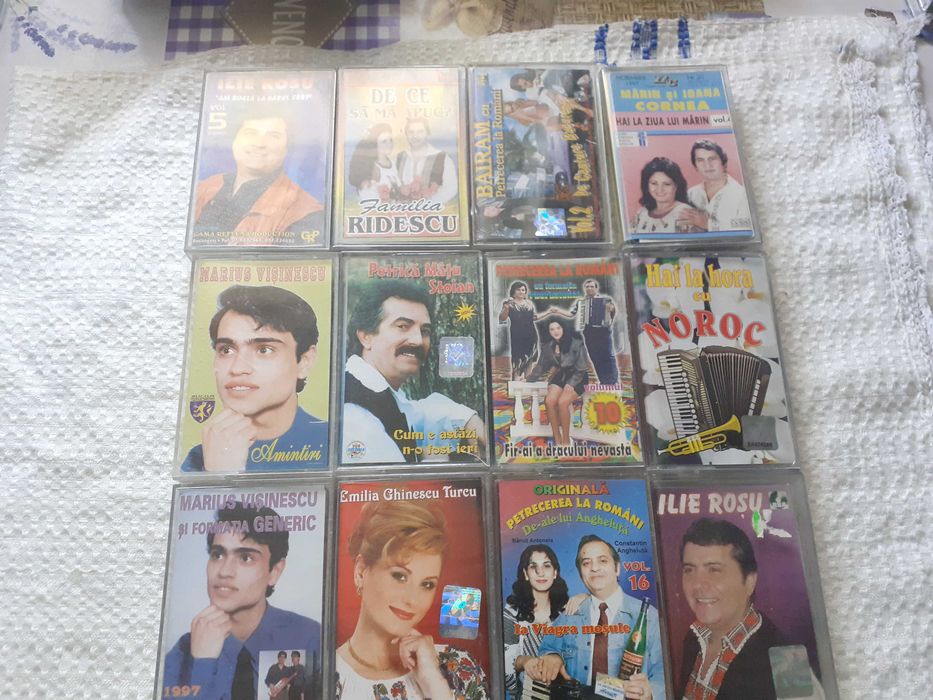 Casete originale cu muzica de petrecere