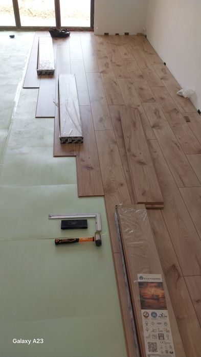 Укладка ламината и таркета.