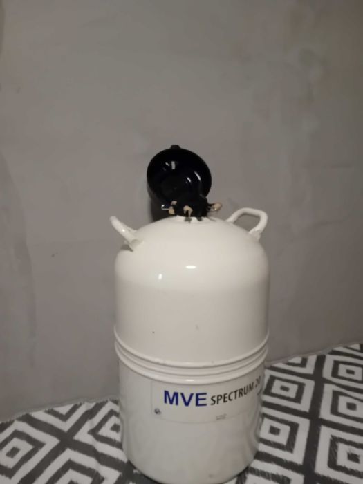 Container material seminal congelat