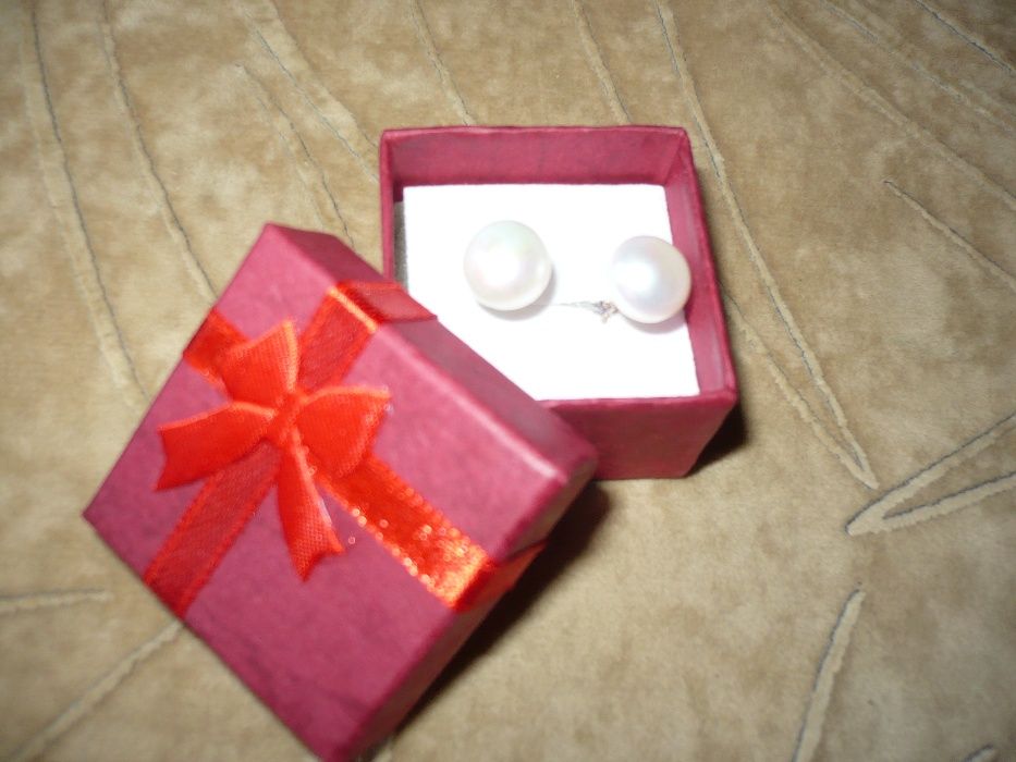 Обеци сребърно покритие