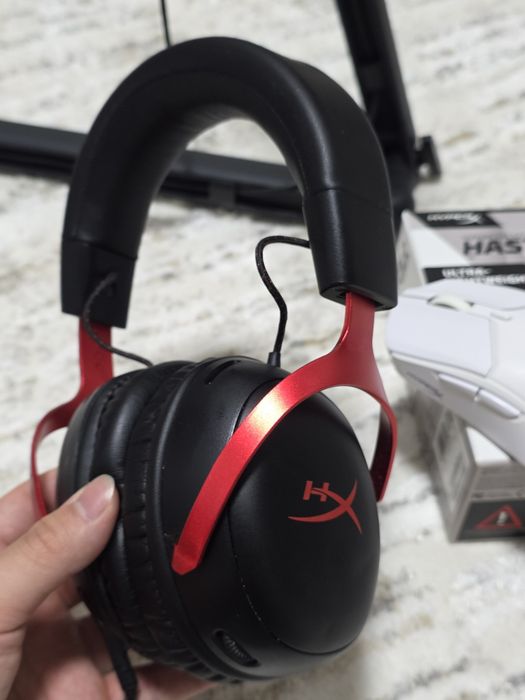 HyperX комплект мышь, наушники, микрофон
