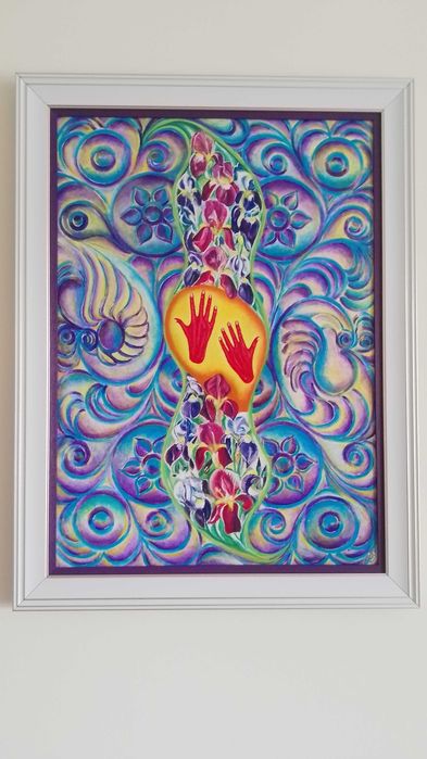 Картина,70см,50 см,в рамка.