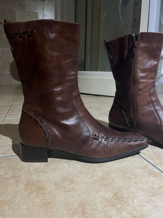 Botine piele naturală