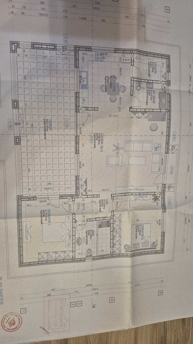 De vanzare teren + casa pe structura metalica la gri   - Com. Berceni