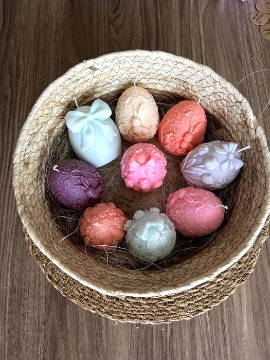 Натурални соеви свещи Великден Ароматни