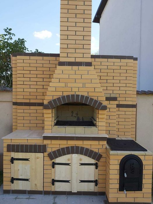 Caramida Clinker Galbena  pentru Zidarie Fatade, Gratare de Gradina