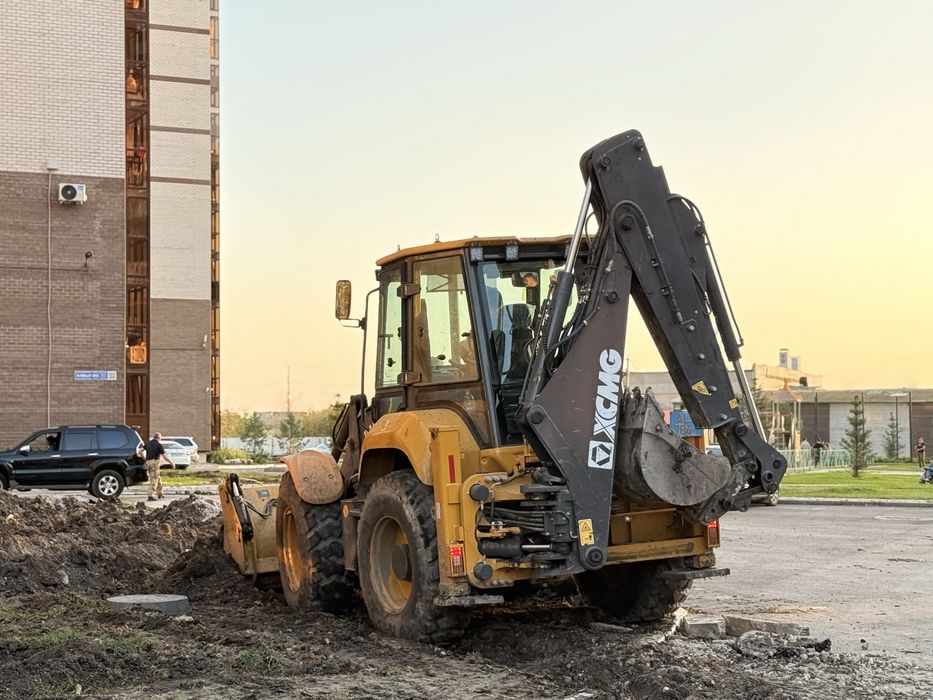 Услуги экскаватора погрузчика