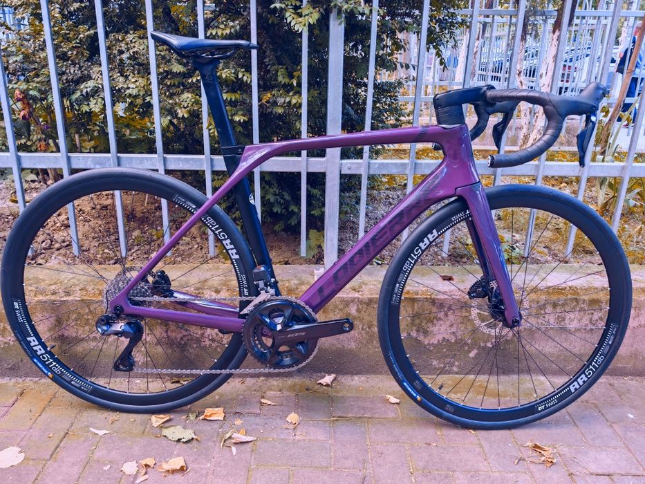Bicicleta cursiera carbon Lapierre Aircode 5.0 Shimano 105 di2 12 speed mărime M
