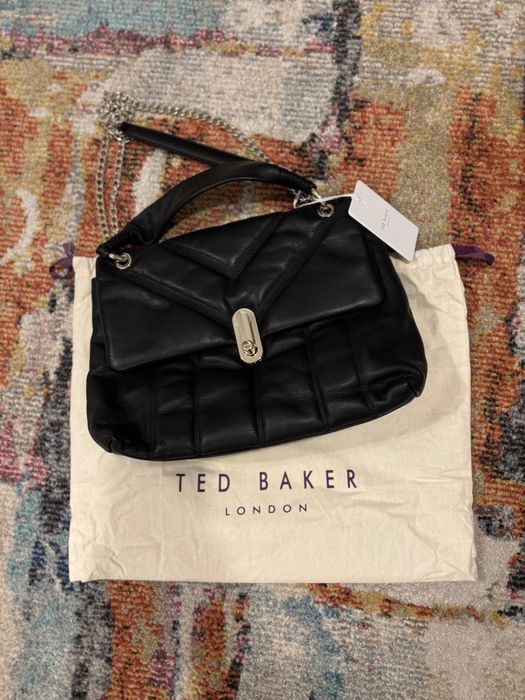 Чанта Ted Baker естествена кожа