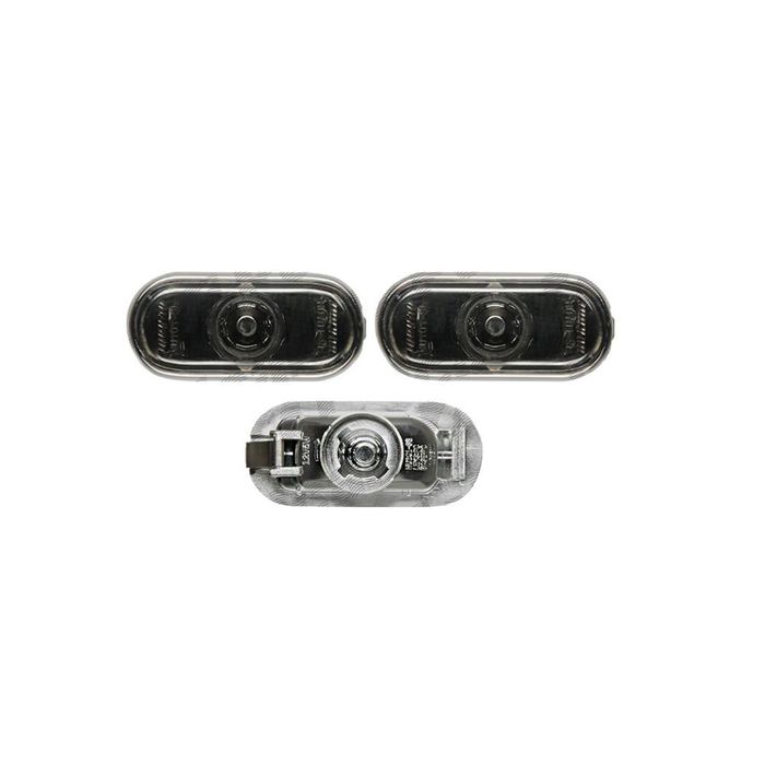 Set lampa semnalizare aripa Honda Civic CRX, 1998 DEL SOL; Civic Hatchback/Coupe, 191995; Civic Sedan, 191995; Integra III, 192000, Taiwan, stanga+dreapta, fumuriu, transparent; fara soclu bec; tuning;