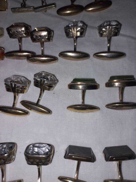 Запонки советские. Серебро 875 проба