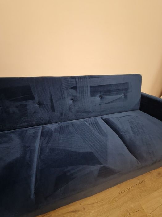 Canapea nouă culoare albastru regal