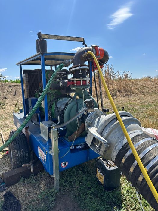Motopompă Pentru Irigații Agricole Motor Diesel John Deere / Teava