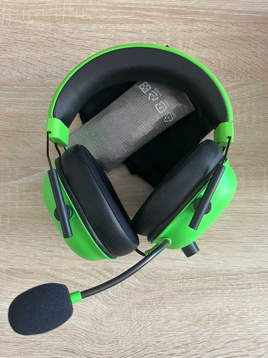 Гейминг слушалки Razer - BlackShark V2 X, Зелени