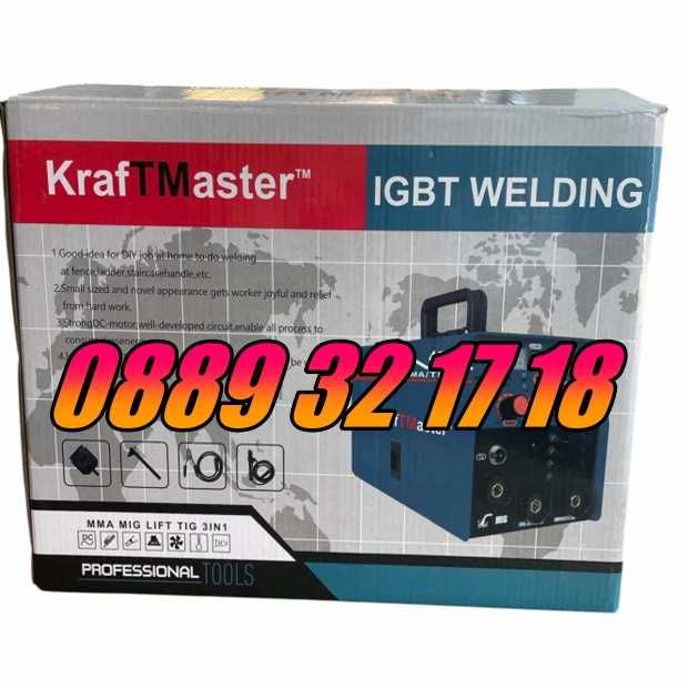 Инверторен Електрожен 450А с телоподаващо, Заваръчен Апарат MIG, MMA