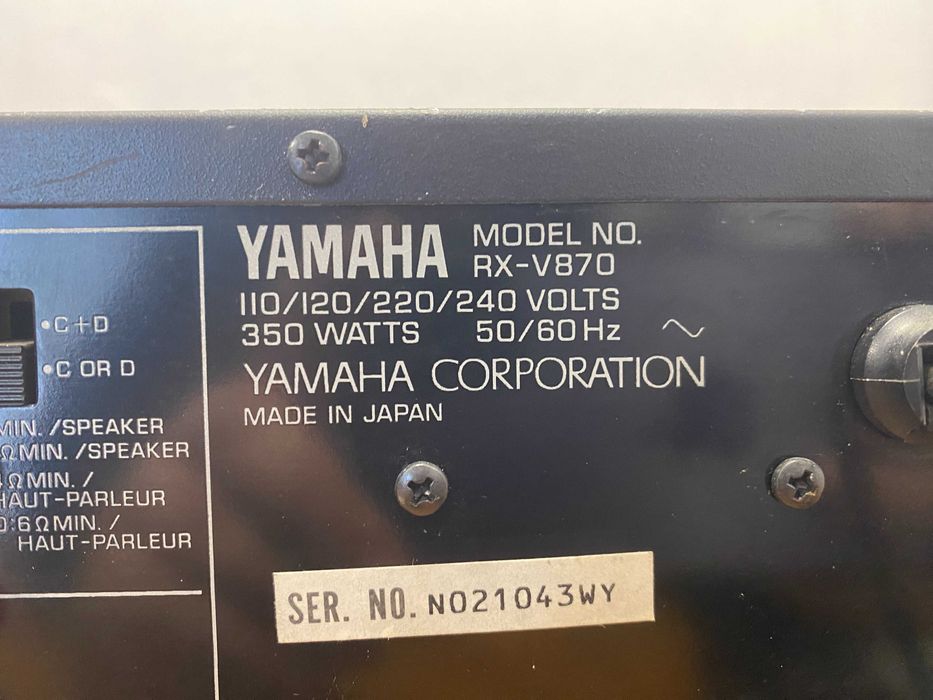 statie / amplificator yamaha rx v870
