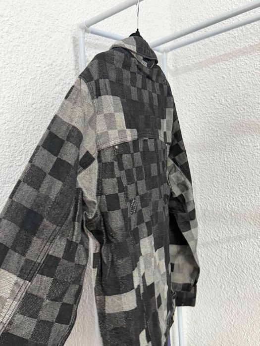 Geacă Louis Vuitton neagră gri mărimea 50