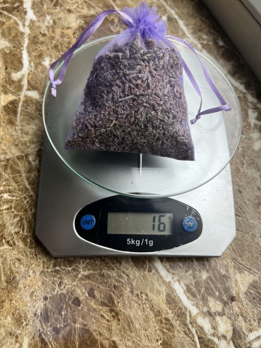 Саше из лаванды, натуральная лаванда