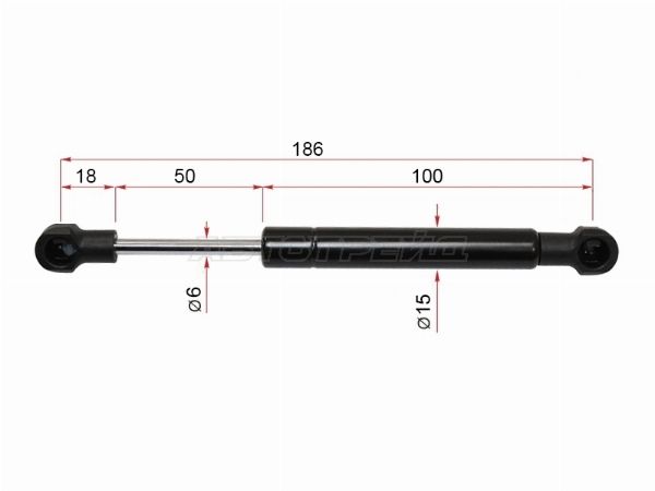 Амортизатор капота  Audi Q7