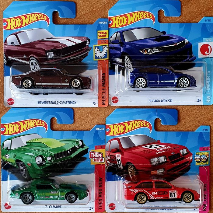 Hot Wheels 4 buc. set