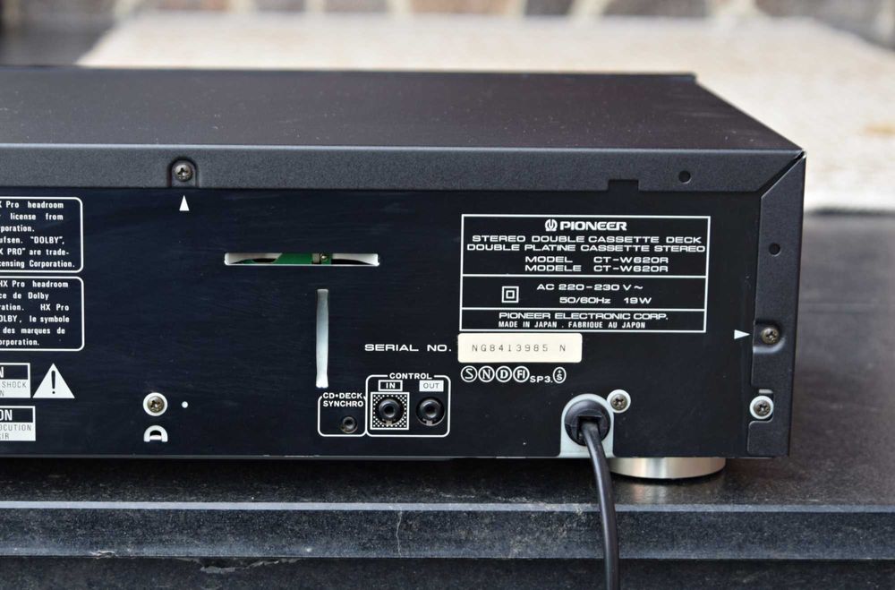 Deck dublu Pioneer CT-W 620 R, casetofon