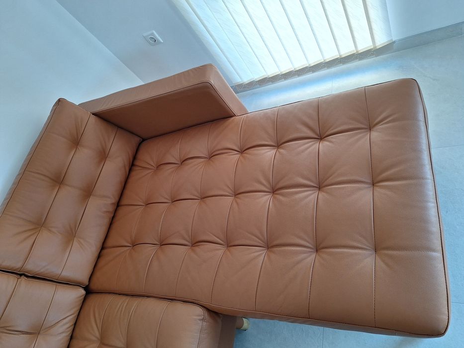 Като нов - Кожен диван IKEA LANDSKRONA