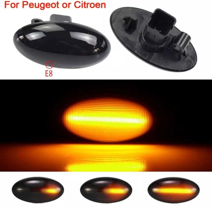 Бягащи мигачи динамични Dynamic LED Peugeot Citroen Пежо Ситроен