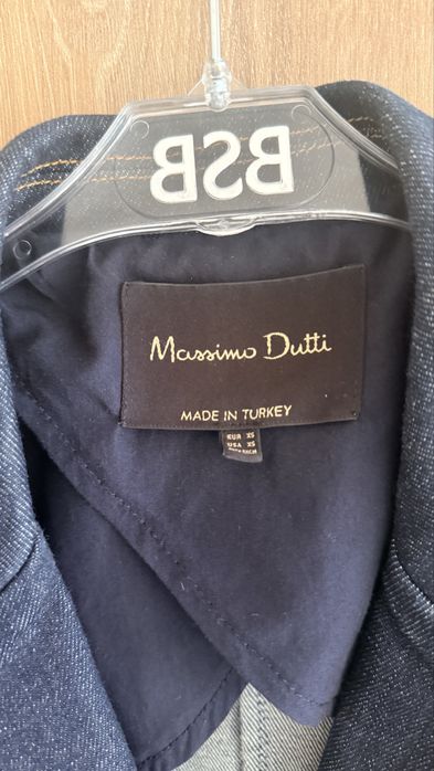 Сако Massimo Dutti – дамско дънково сако XS