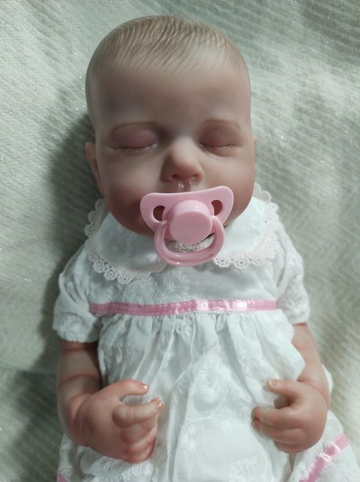 Кукла реборн, преродено бебе, момиче, силиконова реалистична кукла