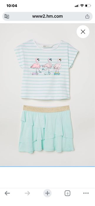 H&M голям лот- гащеризони, пола, тениски, еспадрили