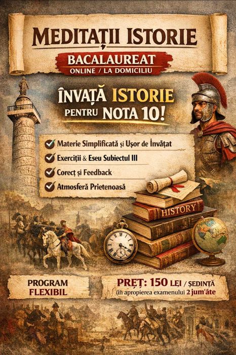 Meditații Istorie – | Online sau la domiciliu