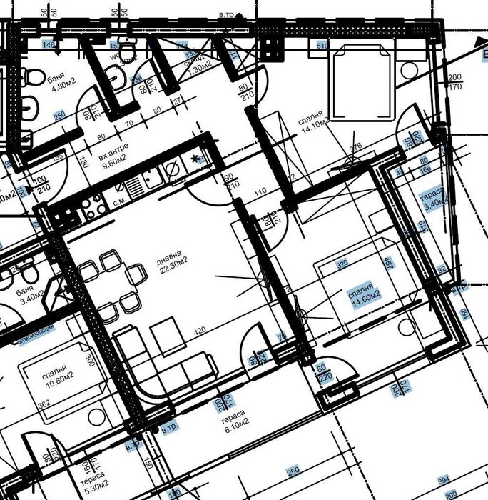 Продава се Тристаен апартамент в Пловдив, Кючук Париж - 107 кв.м за 1129 €/кв.м - Снимка #1