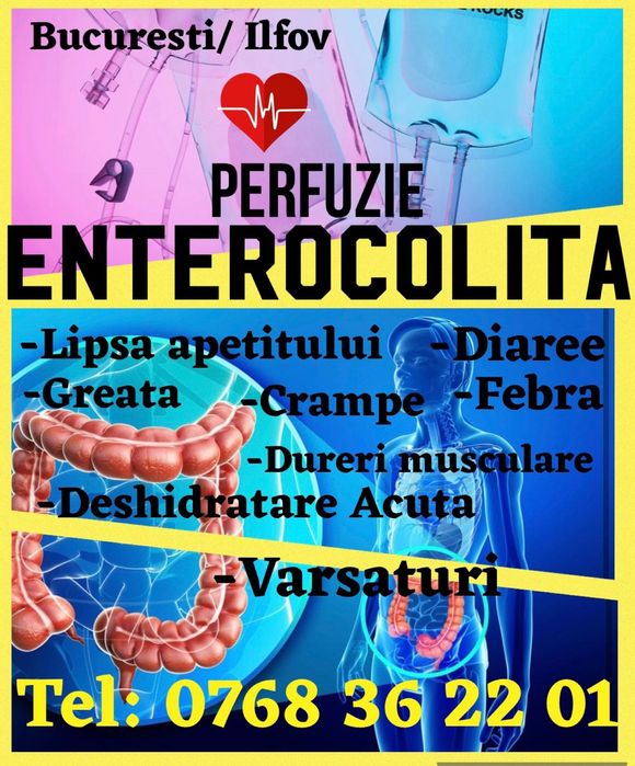 SERVICII MEDICALE la DOMICILIU: Perfuzie, injectie, Scos Fire, Clisma