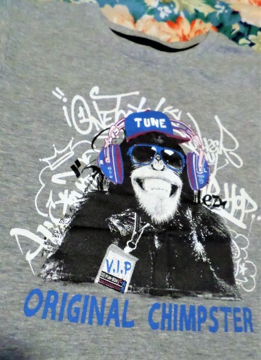 Дизайнерска блуза с къс ръкав PRIMARK (8г.)