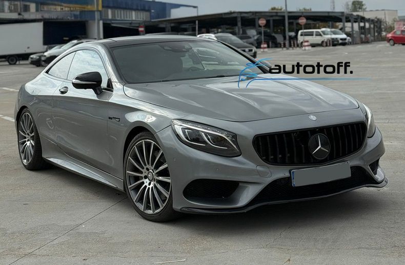 Grila Mercedes S-Coupe C217 A217 compatibila cu Coupe Cabrio (14-17) Panamericana Black